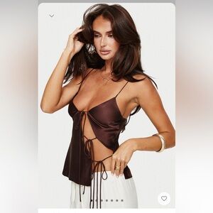 NWT Lioness Mariah Cami Top in Brown